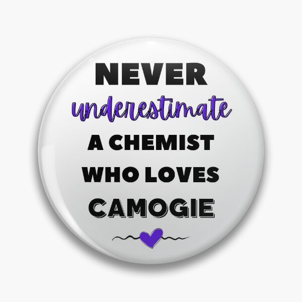 Item preview, Never underestimate a chemist who loves camogie designed and sold by TheGreenGoat.