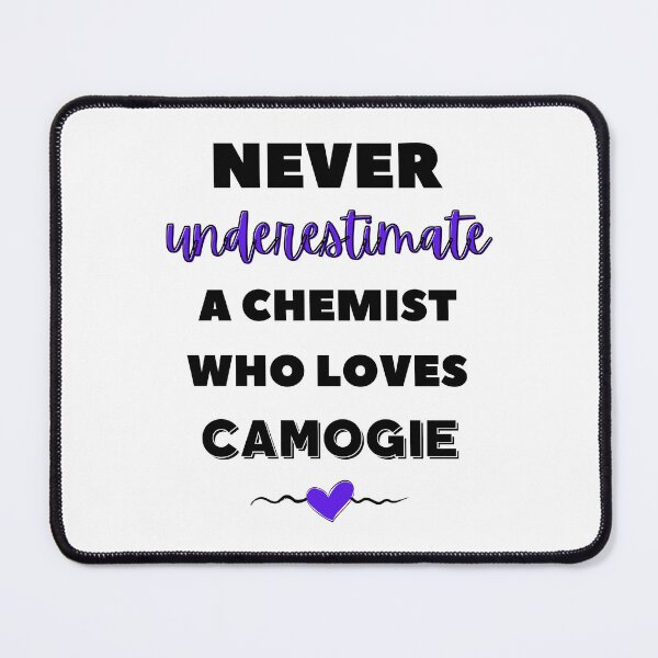 Item preview, Never underestimate a chemist who loves camogie designed and sold by TheGreenGoat.