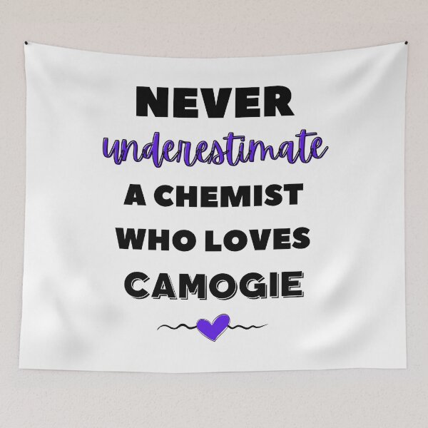 Item preview, Never underestimate a chemist who loves camogie designed and sold by TheGreenGoat.