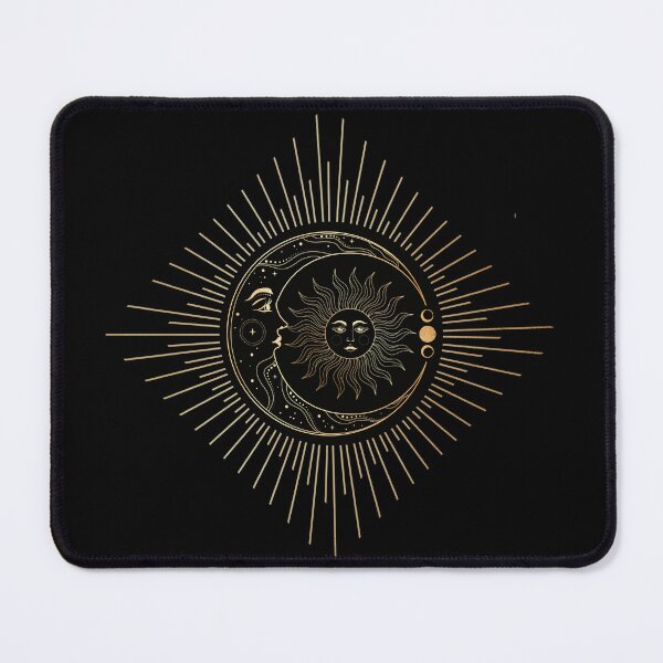 Item preview, Gold Vintage Sun and Moon and Stars Diamond designed and sold by MusberriDesigns.