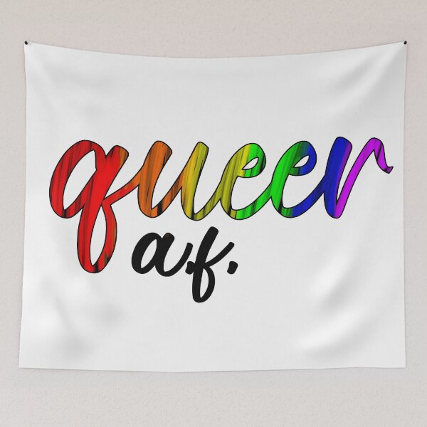 Item preview, Queer AF designed and sold by Clistro.