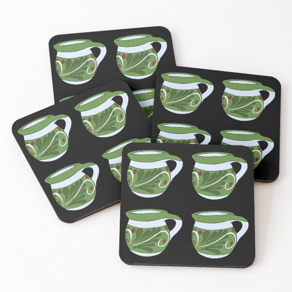 Item preview, Cafecito Mexican Jarritos Sticker Pack Green designed and sold by that5280lady.