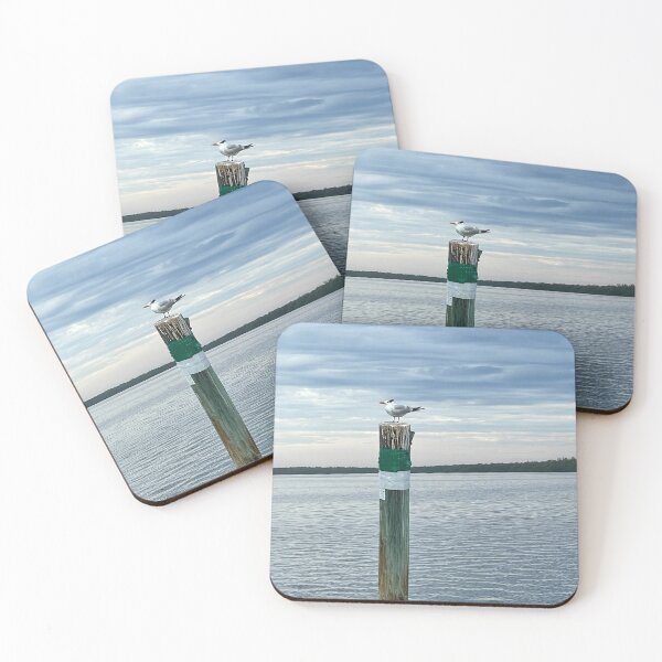 Item preview, Tern on a pylon in the river designed and sold by Lexipooh76.