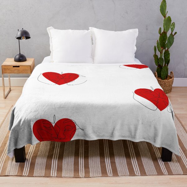 Item preview, couple illustration heart designed and sold by LU NA.