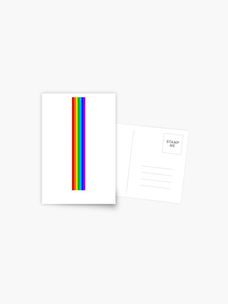 Rainbow Stripe Postcard for Sale by Rainbaux Brite