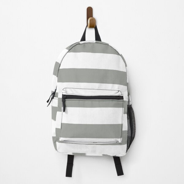 Item preview, Boulder Dark Gray Stripes on White designed and sold by HiddenPuppets.