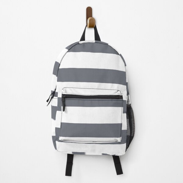 Item preview, Slate Dark Gray Stripes on White designed and sold by HiddenPuppets.