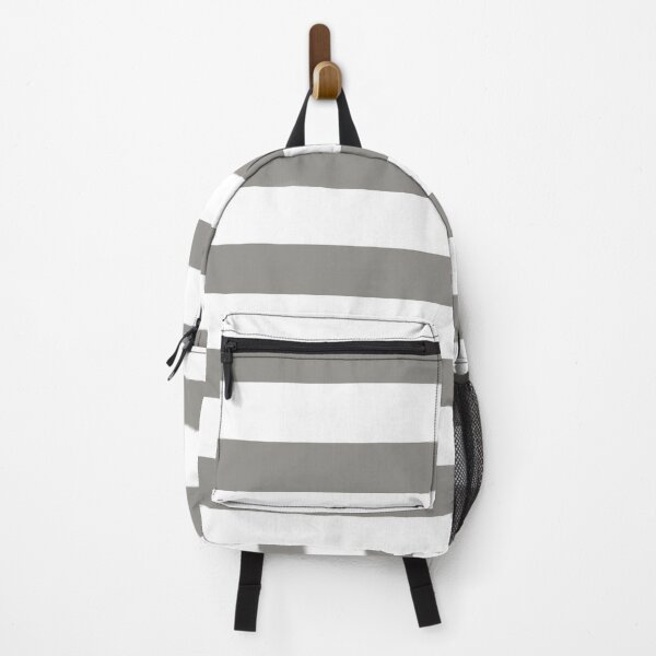 Item preview, Thunder Dark Gray Stripes on White designed and sold by HiddenPuppets.