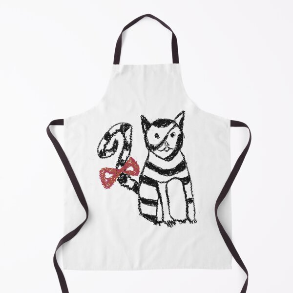 Item preview, Black and white girl cat cartoon designed and sold by rafo.