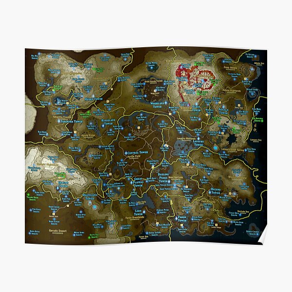Вся карта botw