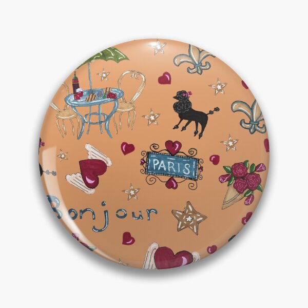 Item preview, Bonjour Paris! on Copper designed and sold by MarcyBrennanArt.