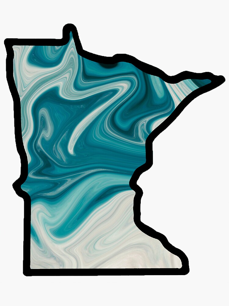 minnesota-shape-outline-blue-marble-sticker-for-sale-by-symmba