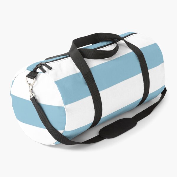 Item preview, Pool Light Blue Stripes on White designed and sold by HiddenPuppets.