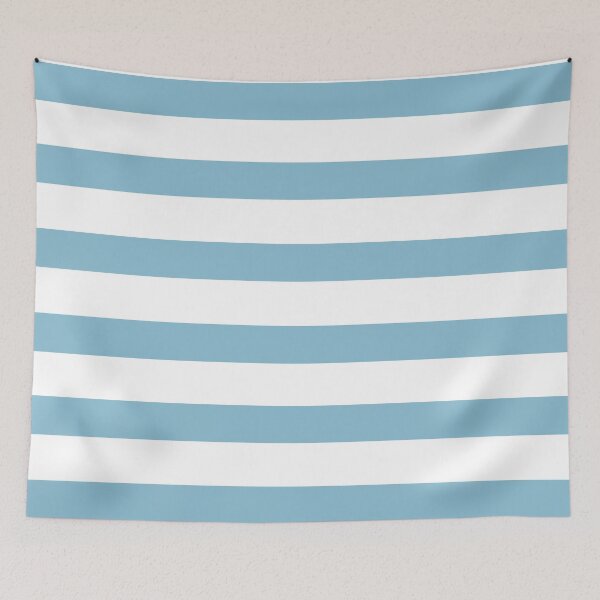 Item preview, Pool Light Blue Stripes on White designed and sold by HiddenPuppets.