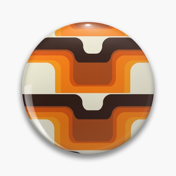Item preview, Mid-Century Modern Meets 1970s Orange designed and sold by MonstersMashU.
