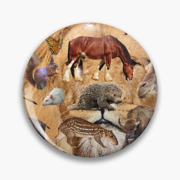 Item preview, Animal Montage on Lion's Face designed and sold by Javamba.