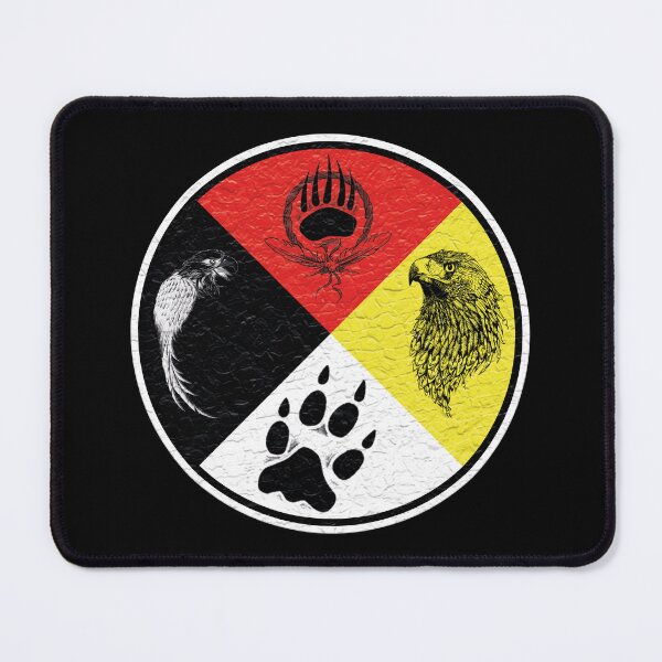Item preview, Medicine Wheel Native American the best gifts for any american dad father mom mother boy girl child designed and sold by ZoldicShop.