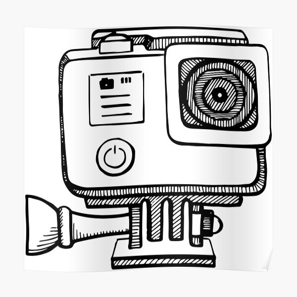 Action camera Poster