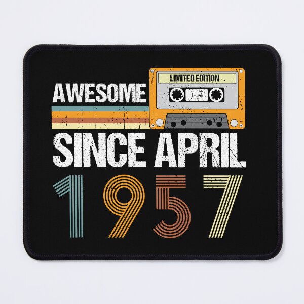 Item preview, Awesome Since April 1957 | 65th birthday | Vintage 1957 designed and sold by AMINE  ★★★★★.