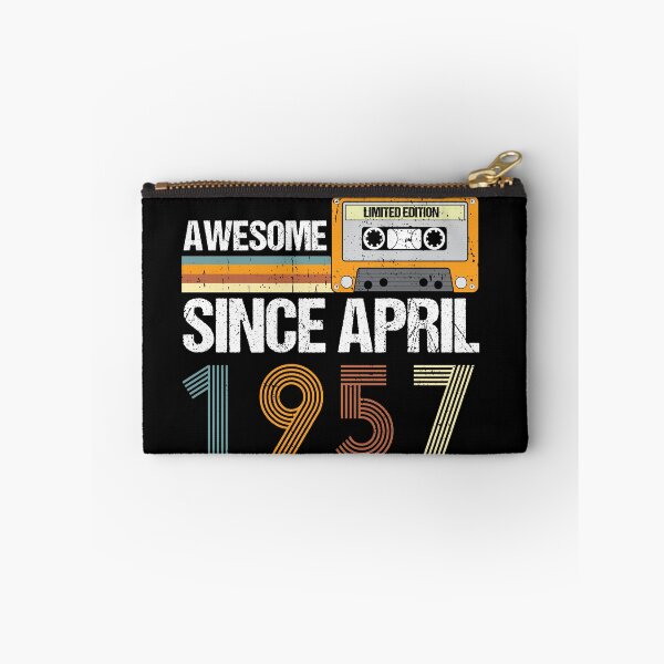 Item preview, Awesome Since April 1957 | 65th birthday | Vintage 1957 designed and sold by AMINE  ★★★★★.