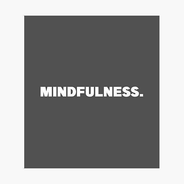 Item preview, Mindfulness One Word Qoute designed and sold by American-usa.