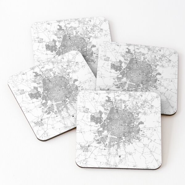 Item preview, Merida White Map designed and sold by multiplicitymap.