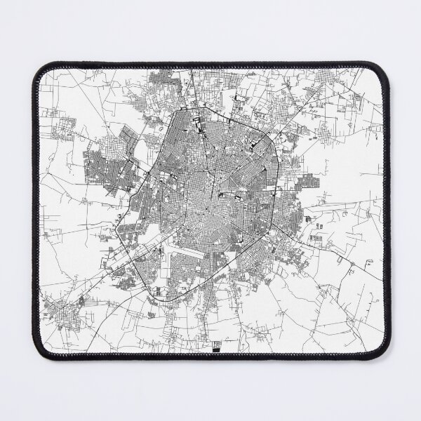 Item preview, Merida White Map designed and sold by multiplicitymap.