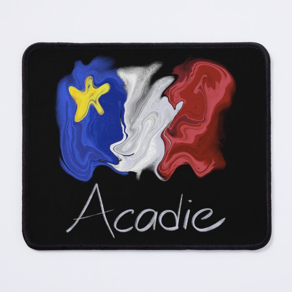 Item preview, Acadian Flag pastel liquid - Drapeau acadien liquide pastel designed and sold by ColoursOfFrance.