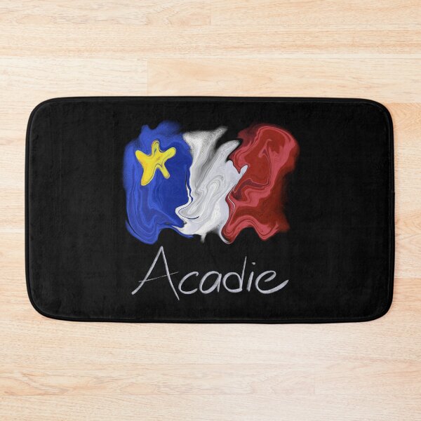 Item preview, Acadian Flag pastel liquid - Drapeau acadien liquide pastel designed and sold by ColoursOfFrance.