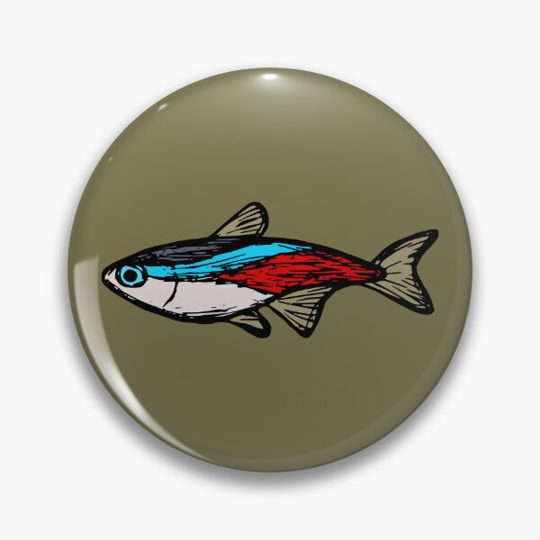 Item preview, Neon tetra - freshwater aquarium fish designed and sold by DigitalShards.