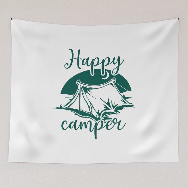 Item preview, Happy camper designed and sold by khalifadahmane.