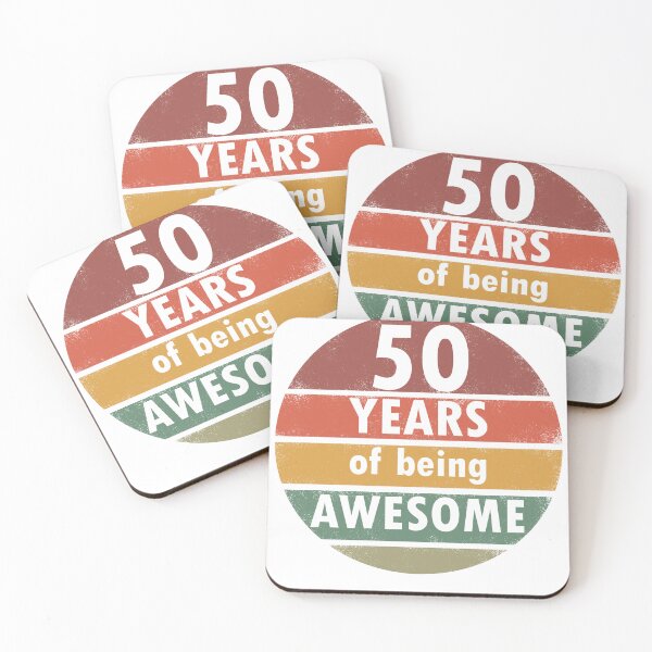 Item preview, 50 Years Being Awesome Vintage Birthday designed and sold by zaysa.
