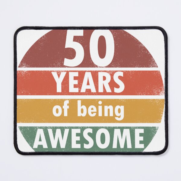 Item preview, 50 Years Being Awesome Vintage Birthday designed and sold by zaysa.