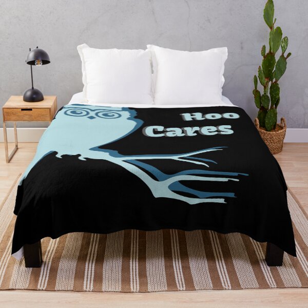 Item preview, Hoo Cares with owl designed and sold by MGuyerArt.