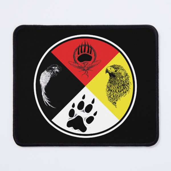 Item preview, Medicine Wheel Native American the best gifts for any american dad father mom mother boy girl child designed and sold by ZoldicShop.
