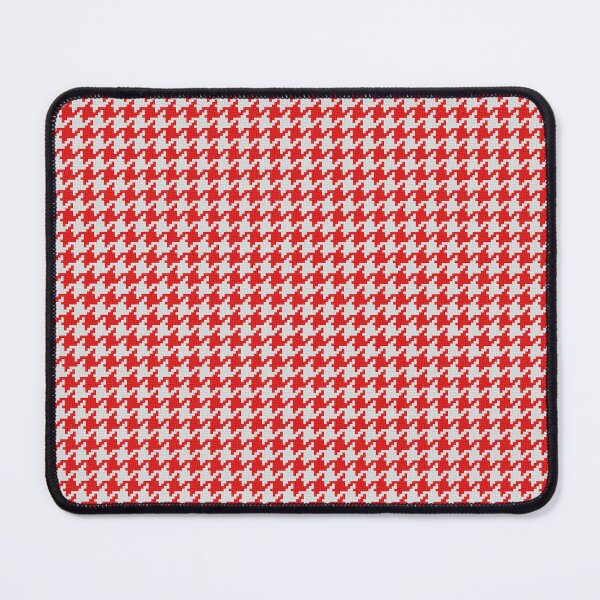 Item preview, Hounds Tooth Classic Red and White designed and sold by DiscoGypsyFish.