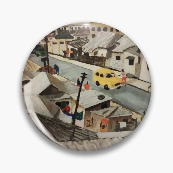 Item preview, Old View of Primet Street (Badou Lowe St) Banjul, The Gambia, Original Painting designed and sold by Tony Cisse.