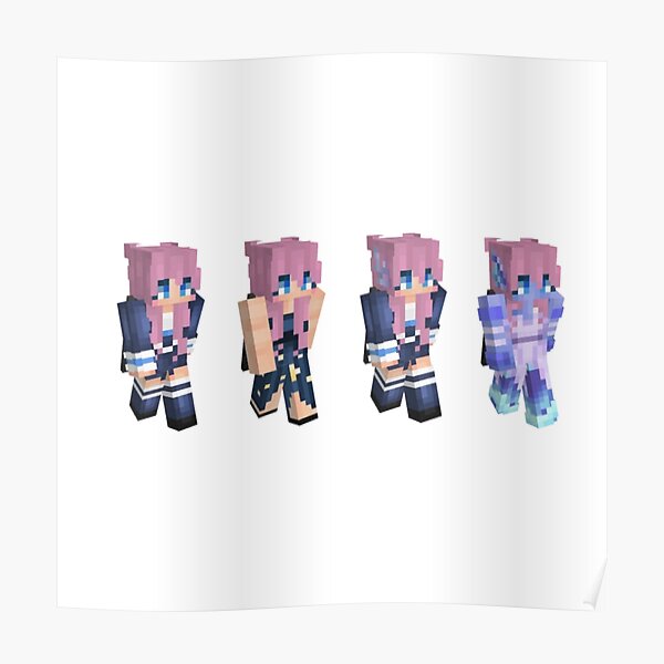Minecraft Skins Posters for Sale | Redbubble