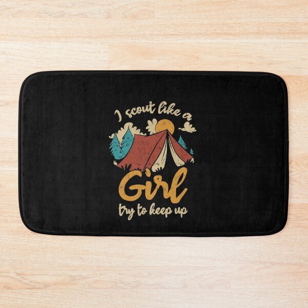 Item preview, I Scout Like a Girl - Camping Hiking designed and sold by Ibu83.