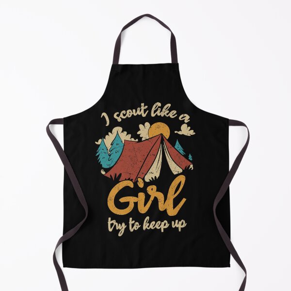 Item preview, I Scout Like a Girl - Camping Hiking designed and sold by Ibu83.