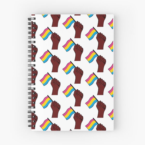 Artikelvorschau, pansexuelles Flaggenhandmuster entworfen und verkauft von BThingies.