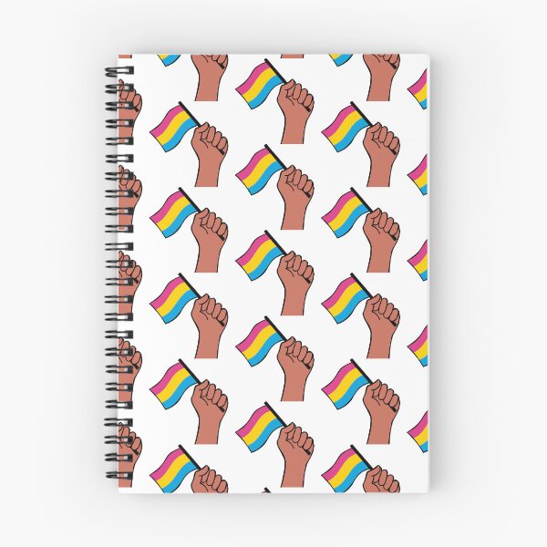 Artikelvorschau, pansexuelles Flaggenhandmuster entworfen und verkauft von BThingies.
