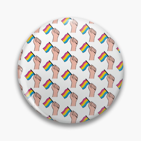Item preview, patrón de mano de bandera pansexual designed and sold by BThingies.