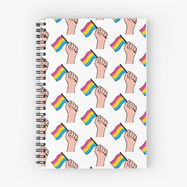 Artikelvorschau, pansexuelles Flaggenhandmuster entworfen und verkauft von BThingies.