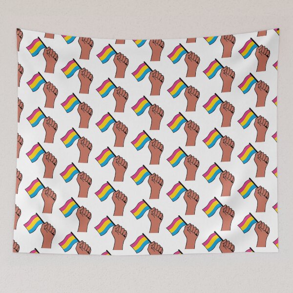 Item preview, pansexual flag hand pattern designed and sold by BThingies.