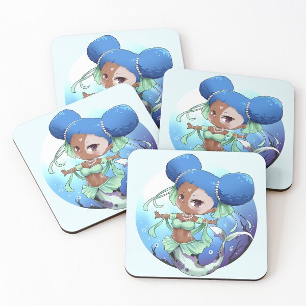 Item preview, VITILIGO MERMAID ♥ You're Merfect Just the Way You Are (cute chibi mermaid) designed and sold by TheMagicCrafter.
