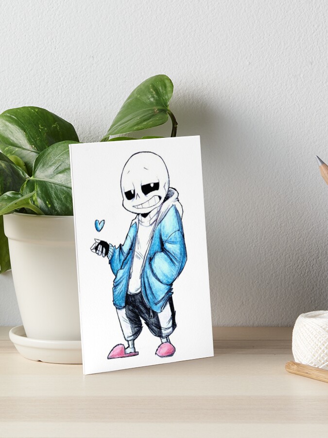 Pixel Sans Undertale Art Board Print for Sale by ItsSpitzly
