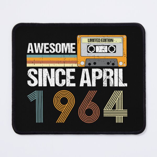 Item preview, Awesome Since April 1964 | 60th Birthday | Born In April 1964 designed and sold by AMINE ★★★★★.