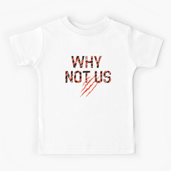 Cincinnati Bengals “why not us it is us” T-shirt youth XL Burrow NFL