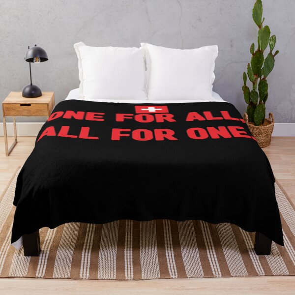 Item preview, One for all, all for one unofficial motto of Switzerland. It means unus pro omnibus, omnes pro uno. Swiss national day designed and sold by Swissstore.